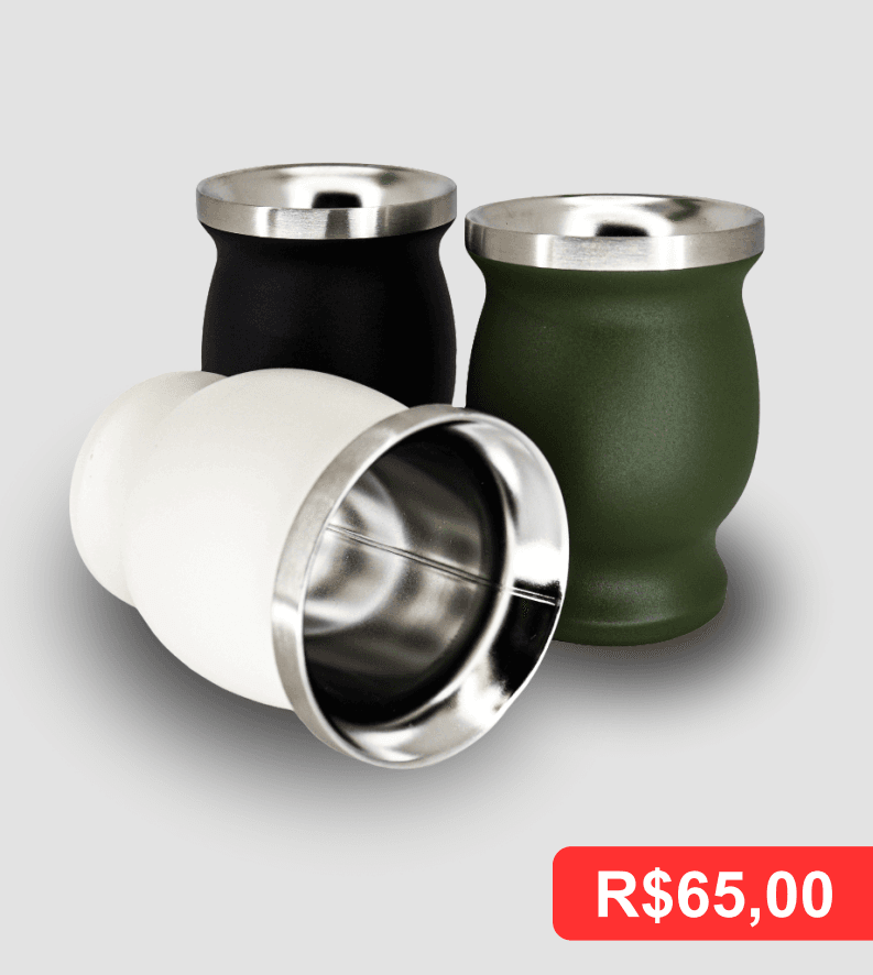 Copo Térmico para Mate 240ml - Brinde personalizado da MV Personalizados