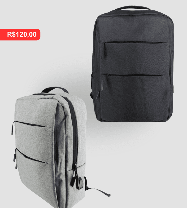 Mochila para Notebook Premium - Brinde personalizado da MV Personalizados