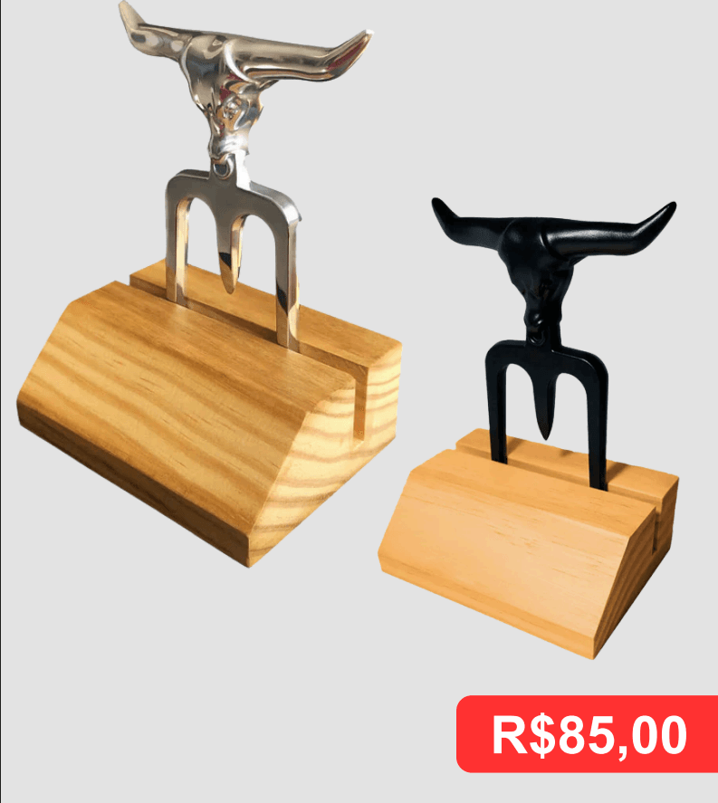 Kit Garfo Tridente - Brinde personalizado da MV Personalizados